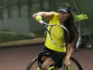 Tenistas paralímpicos sonham com medalha no Rio de Janeiro