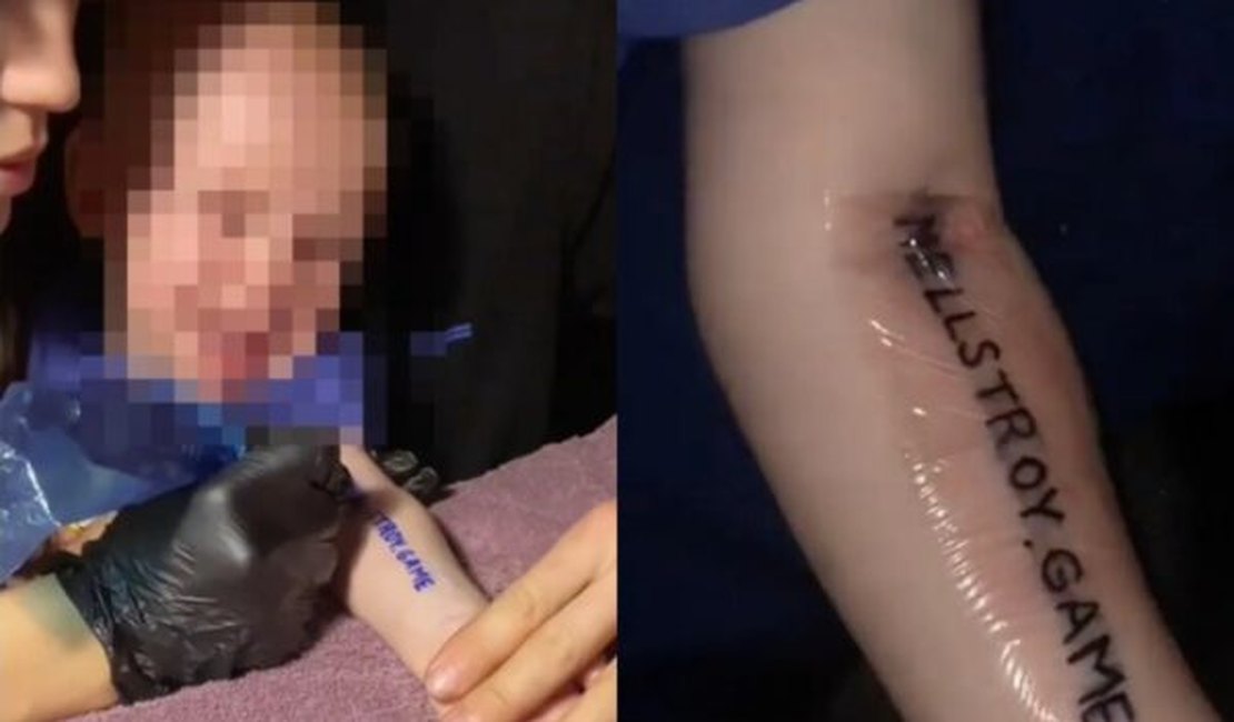 Casal russo tatua o filho de um ano para ganhar apartamento