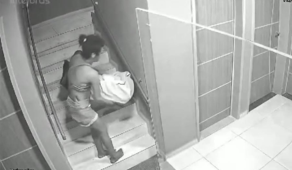 [Vídeo] Polícia tenta localizar mulher que furtou apartamento na Ponta Verde