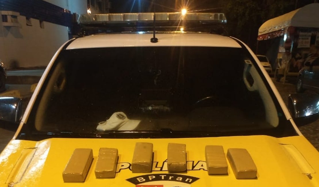 Polícia localiza 4 quilos de maconha em região de mata no Benedito