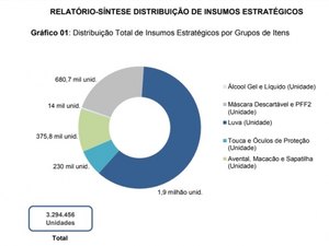Sesau distribui mais de 3,2 milhões de EPIs para unidades e profissionais de saúde