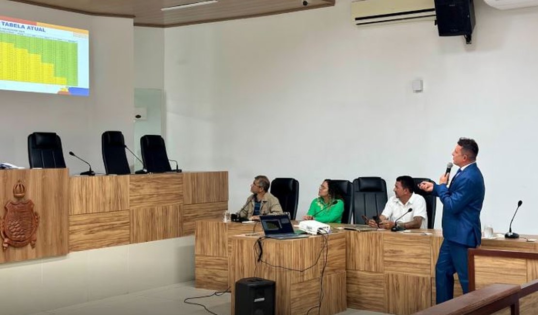 Reajuste salarial para servidores da Rede Municipal de Educação de Penedo é apresentado na Câmara