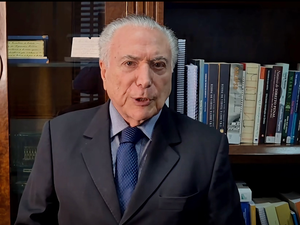 Michel Temer declara apoio a Flávio Bolsonaro no segundo turno