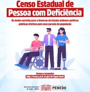 Secretaria Estadual da Cidadania realiza Censo da Pessoa com Deficiência