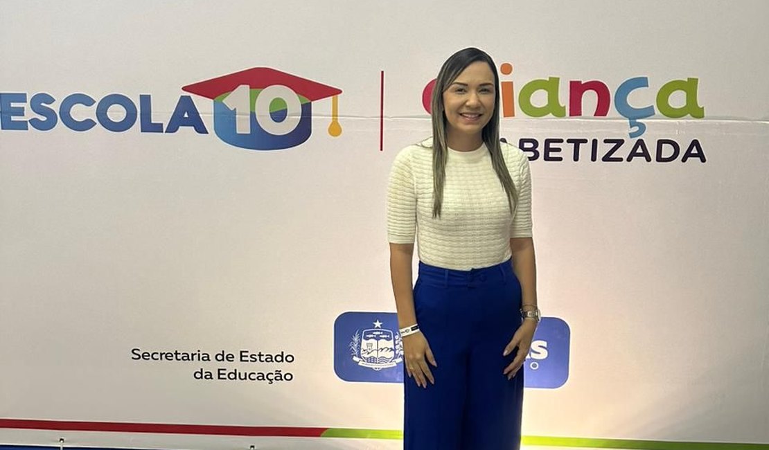 Prefeita Fernanda Cavalcanti assina pacto das ações do Escola 10