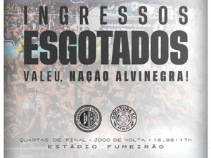 Ingressos esgotados para ASA  x Goiatuba; jogo decisivo será no domingo
