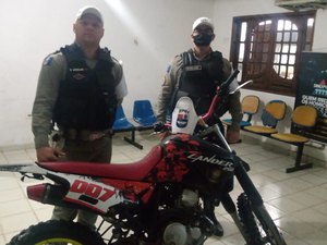 Moto é apreendida por apresentar irregularidades em Maragogi