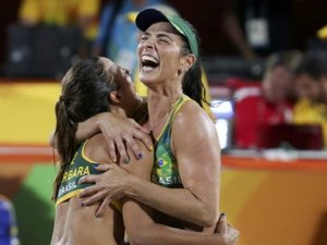 Ágatha e Bárbara não resistem à força da Alemanha e ficam com prata no Rio
