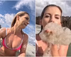 Influencer mergulha em dejetos de esgoto ao visitar praia proibida