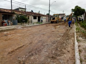 Nova Maceió: ruas estão prontas para receber asfalto no Clima Bom