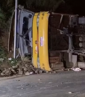 Ônibus que saiu de Arapiraca se envolve em grave acidente em Minas Gerais e deixa cinco mortos