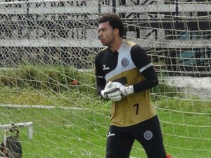 Goleiro Tiago Braga desfalca o ASA diante do Confiança (SE)