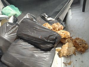 Vigilância Sanitária interdita pastelaria no Vergel e apreende 300 kg de produtos impróprios para consumo