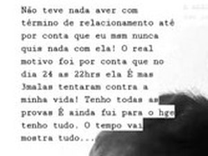 [Vídeo] Jovem que matou adolescente diz que vai se entregar