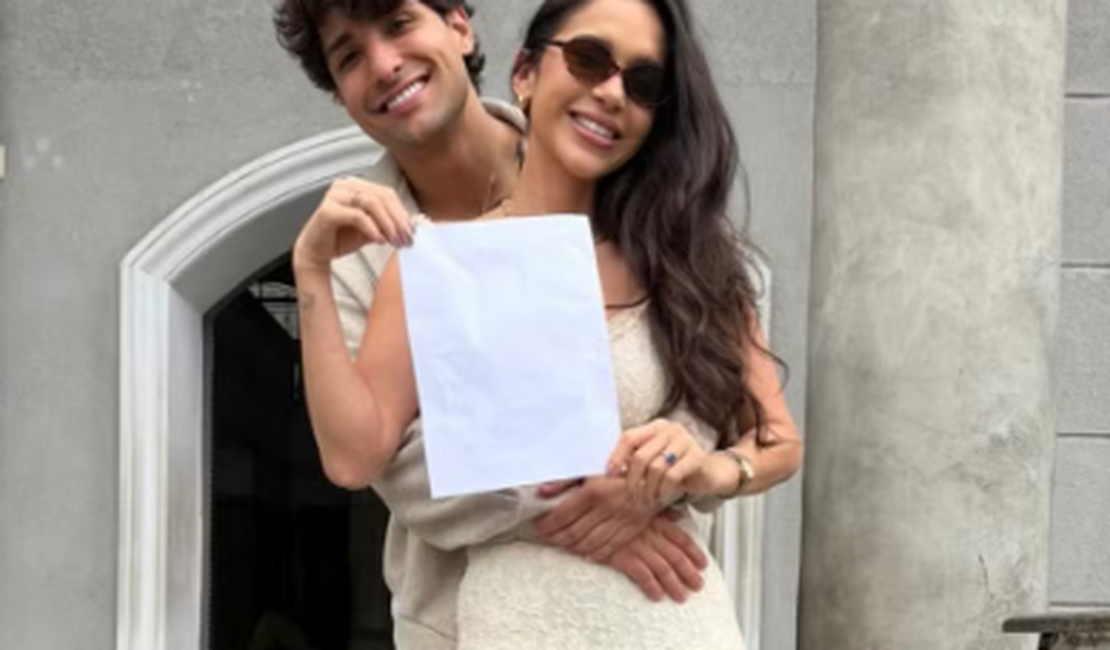 Ex-BBB Gizelly Bicalho celebra união com Cauê Fantin às escondidas