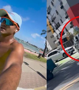 Maratonista alagoano denuncia perseguição e assédio durante treino na orla de Maceió