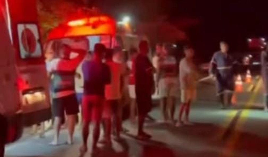 Acidente com moto deixa um morto e um ferido em trecho da BR-101 em Joaquim Gomes