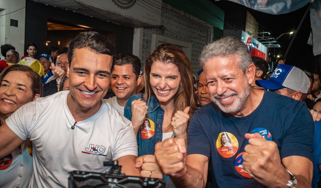 JHC diz a Arthur Lira: 'Obrigado por acreditar na mudança de Alagoas'