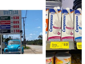 Leite chega custar quase 70% mais caro do que a gasolina em Maragogi