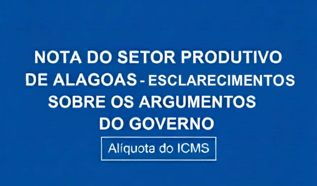Entidades do setor produtivo voltam a alertar para impacto do aumento de impostos em AL