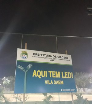 Bairros de Maceió ganham mais de 600 luminárias de LED em 2018