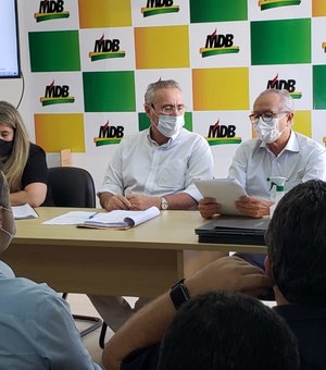 MDB de Alagoas decide neste sábado (26) quem será o candidato a Prefeito de Arapiraca