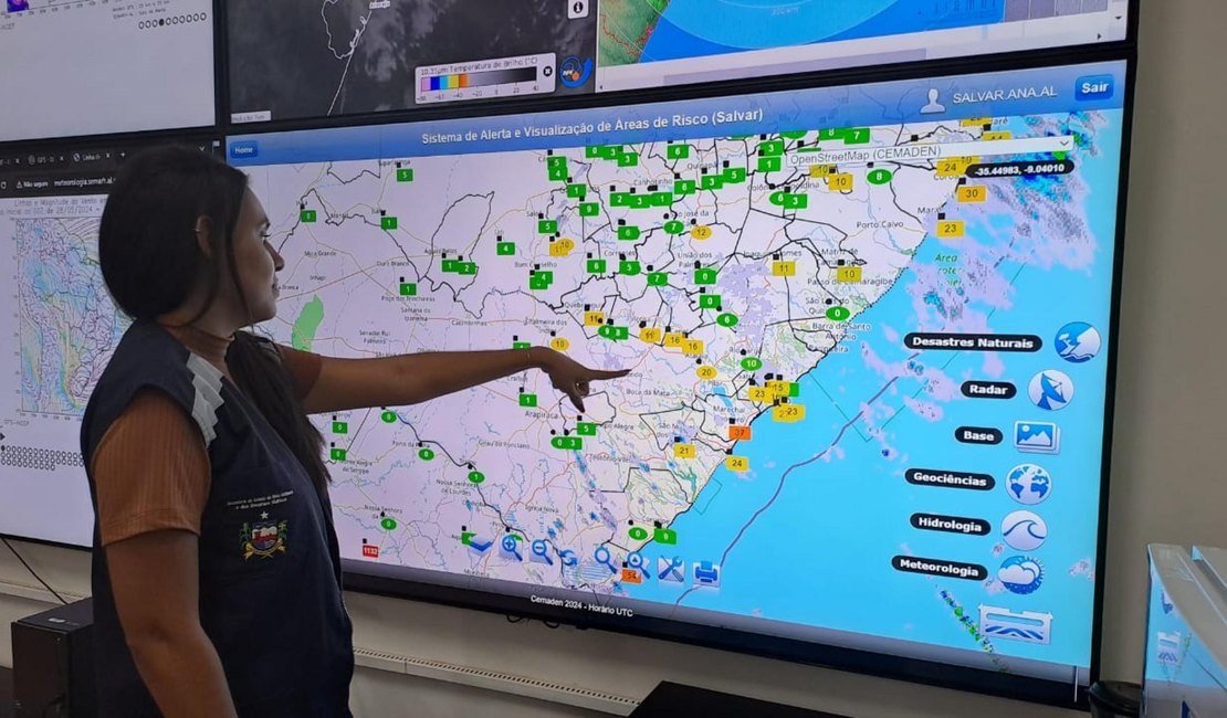 Semarh alerta para chuvas em todas as regiões do Estado