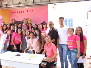 Outubro Rosa: Secretaria de Saúde de Porto Calvo promove evento na Mangazala