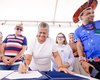 Prefeita Tia Júlia assina Ordem de Serviço para construção de Centro Educacional Infantil