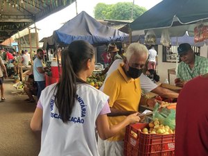 Vigilância Sanitária realiza ação em mercados públicos de Maceió