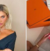 Flavia Pavanelli ostenta bolsa de luxo avaliada em R$ 120 mil