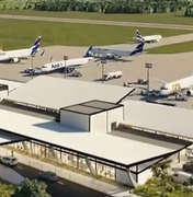 Governador anuncia que obras do Aeroporto Costa dos Corais, em Maragogi, chegam a 50%