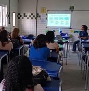 Saúde realiza ação preventiva sobre vape e tabagismo em escola municipal