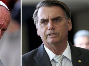 Bolsonaro ataca o Papa Francisco: 'o papa é argentino, mas Deus é brasileiro'