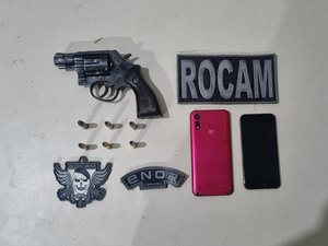 Homem é preso por posse ilegal de arma de fogo no bairro Manoel Teles, em Arapiraca