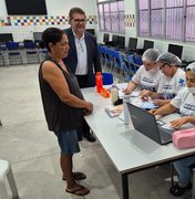 Após procedimentos instaurados, MPAL acompanha evento de distribuição de absorventes e vacinação