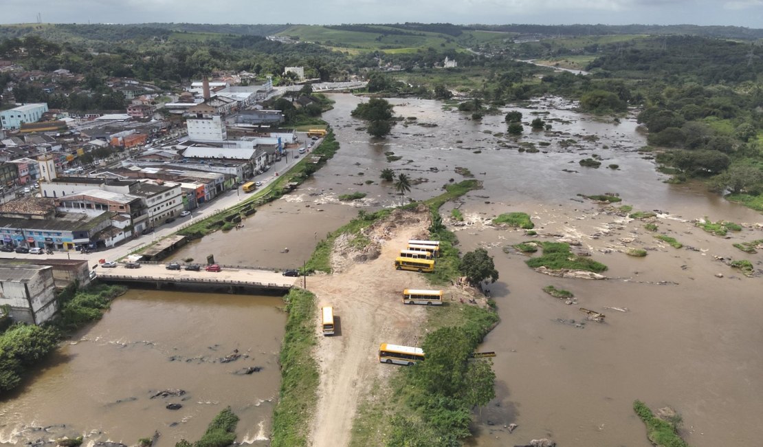 Defesa Civil de Alagoas realiza mapeamento das áreas de risco por inundação no Vale do Mundaú