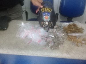 Homem é preso em flagrante por tráfico de drogas, na Ponta da Terra