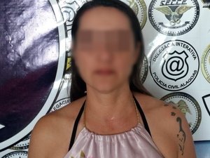PC prende acusada de chefiar o tráfico de drogas em Marechal Deodoro