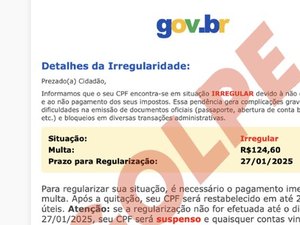 Receita Federal alerta sobre novo 'golpe do CPF'; saiba como proteger seu documento