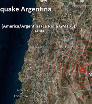 [Vídeo] Terremoto de magnitude 5,9 atinge Argentina; imprensa local relata fumaça no chão