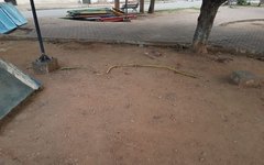 Praça de sítio em Arapiraca está em péssimo estado de conservação
