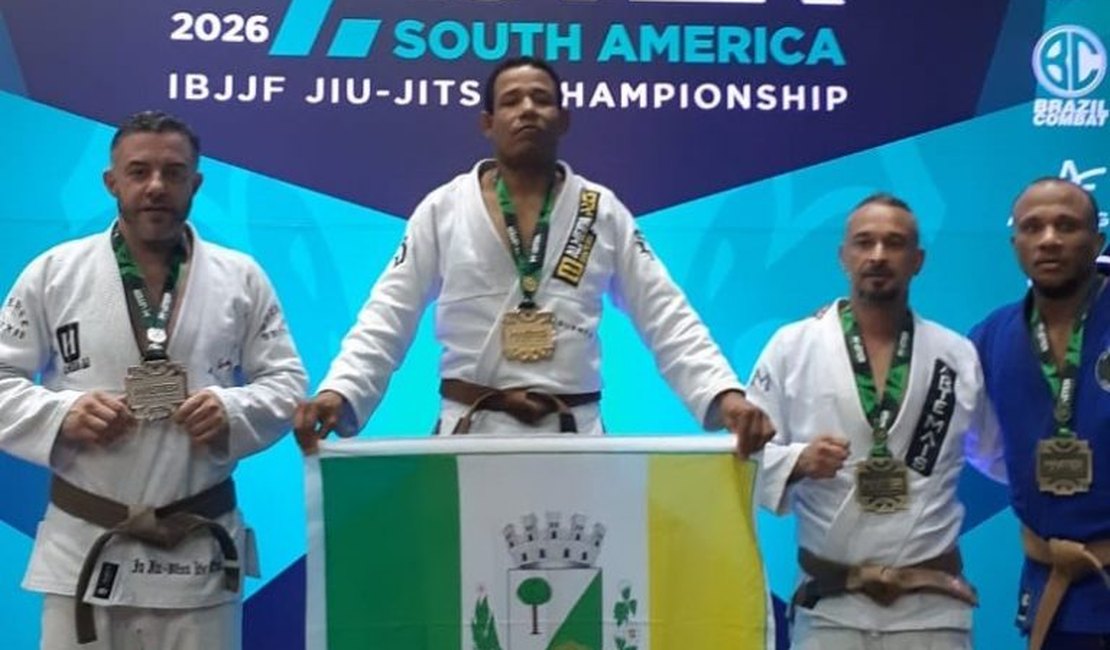 Alexandre Negão é campeão do Internacional Master da América do Sul de Jiu-Jitsu, no Rio