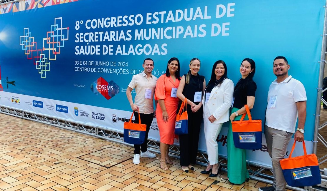 Limoeiro de Anadia marca presença no 8º Congresso Estadual de Secretarias Municipais de Saúde