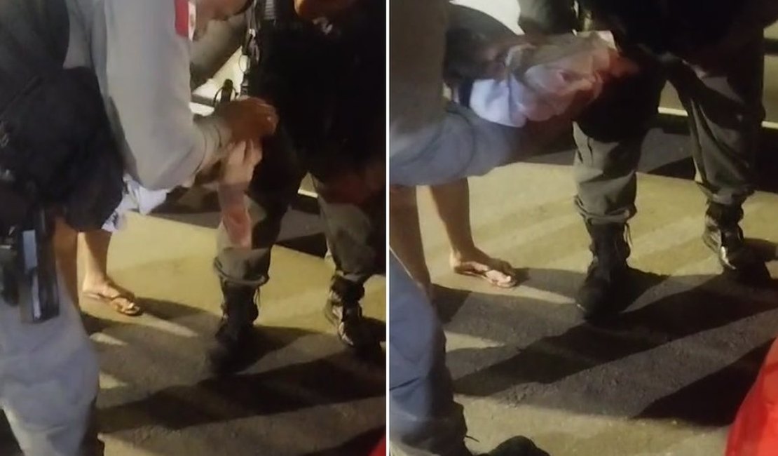 Policiais fazem manobra para socorrer recém-nascida engasgada em Maceió