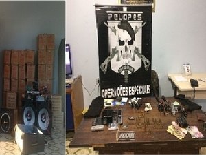 Operação da PM resulta em várias apreensões de armas e carros roubados