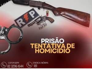 Homens são presos acusados de tentativa de homicídio em Japaratinga