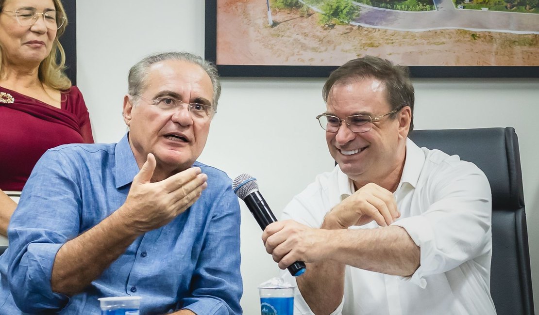 Luciano Barbosa declara apoio à reeleição de Renan Calheiros ao Senado