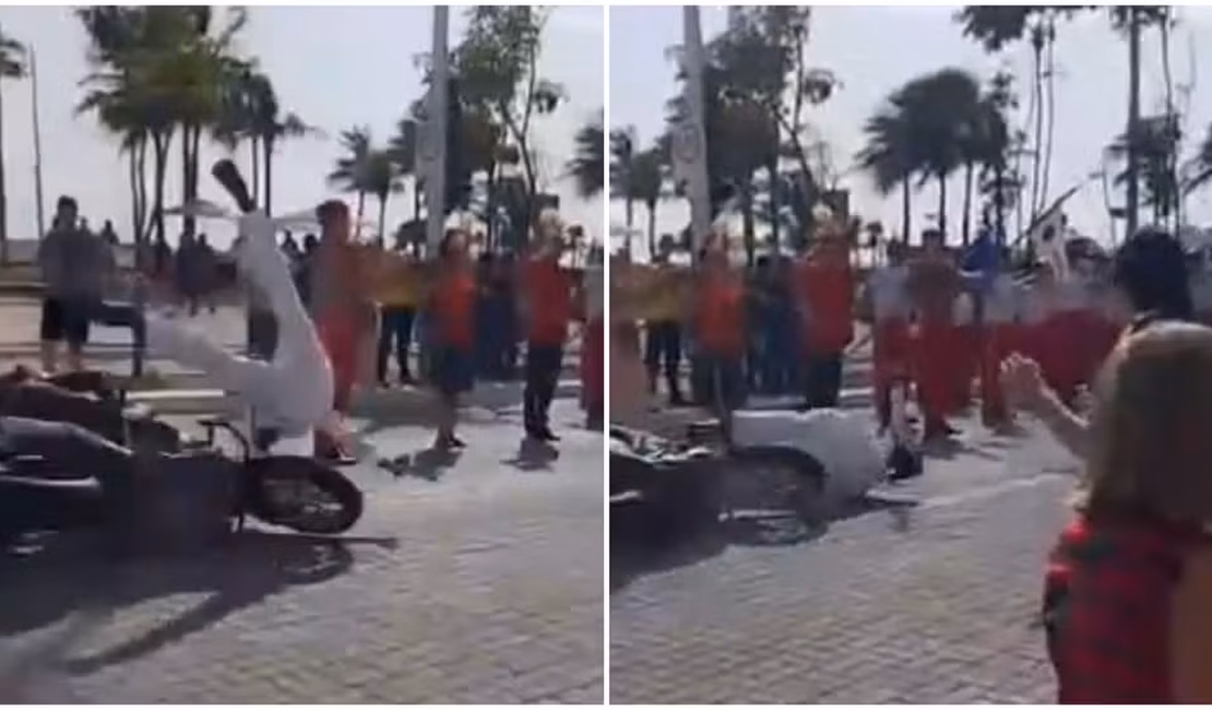 Militar da Marinha é atropelado durante desfile de 7 de Setembro em Fortaleza