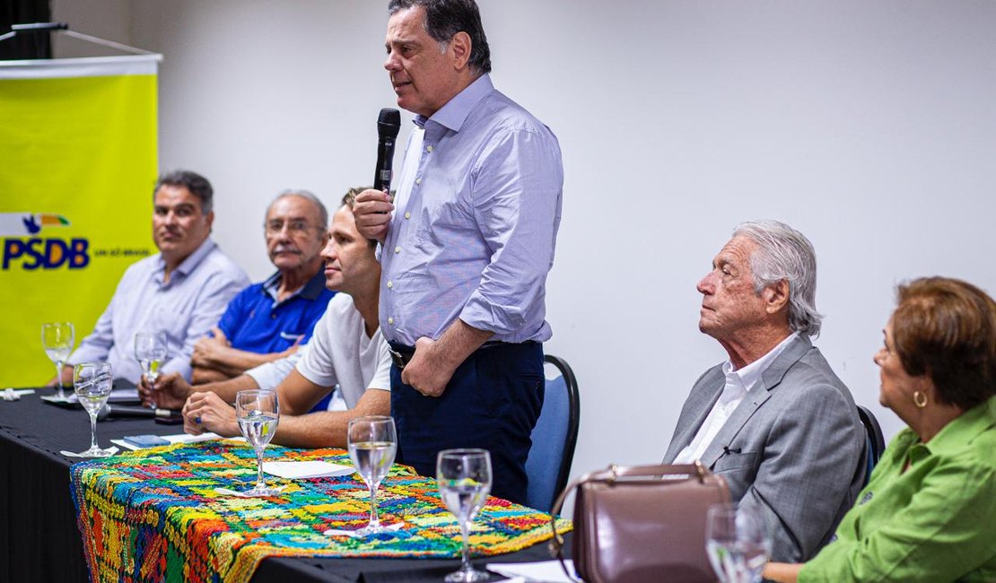 PSDB Alagoas recebe presidente nacional dos tucanos e reúne lideranças de todo o estado